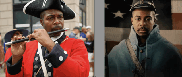 Fifer Steve in the Revolutionary and Civil Wars (live and in a commercial)