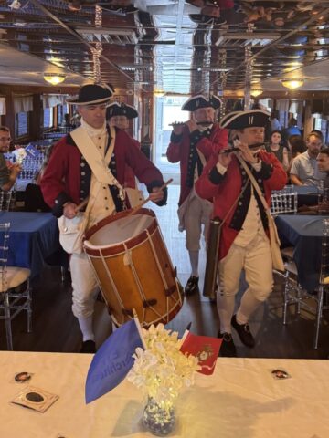 Corporate party on the Delaware