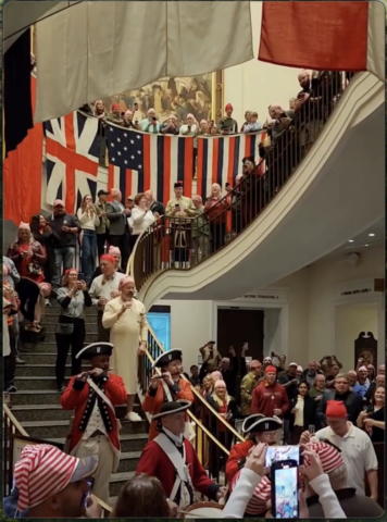 Marines Hymn at midnight, Museum of the American Revolution