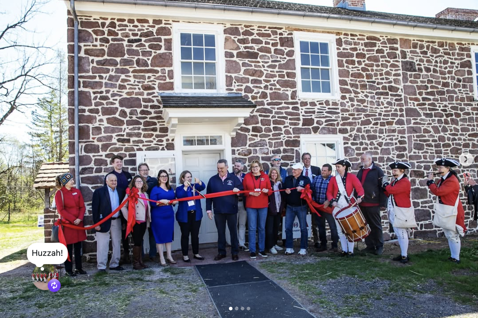 Historic Trappe ribbon cutting at Speaker’s House