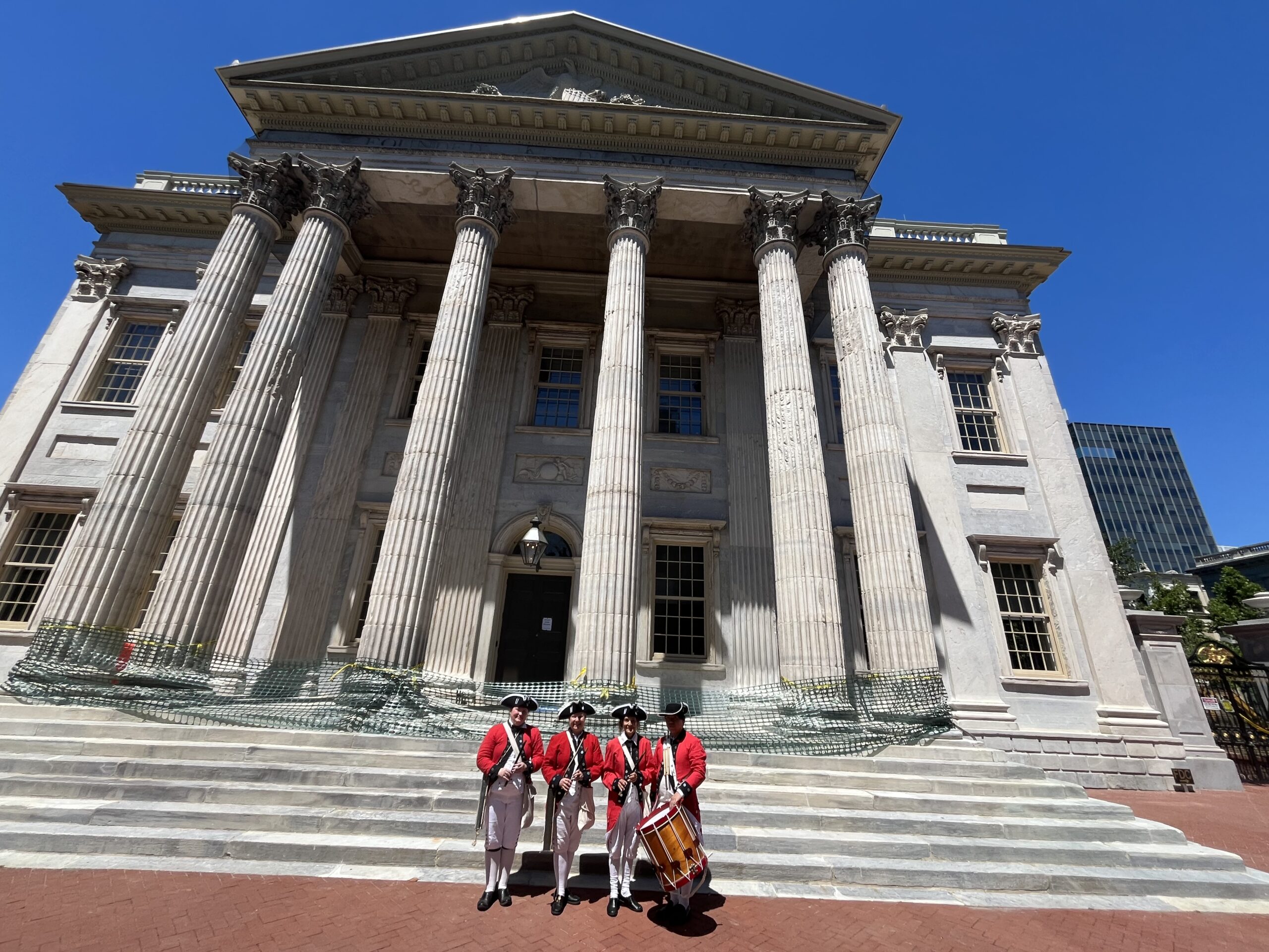 Philly Fife and Drum Company to perform at the grand reopening of the First Bank of the United States