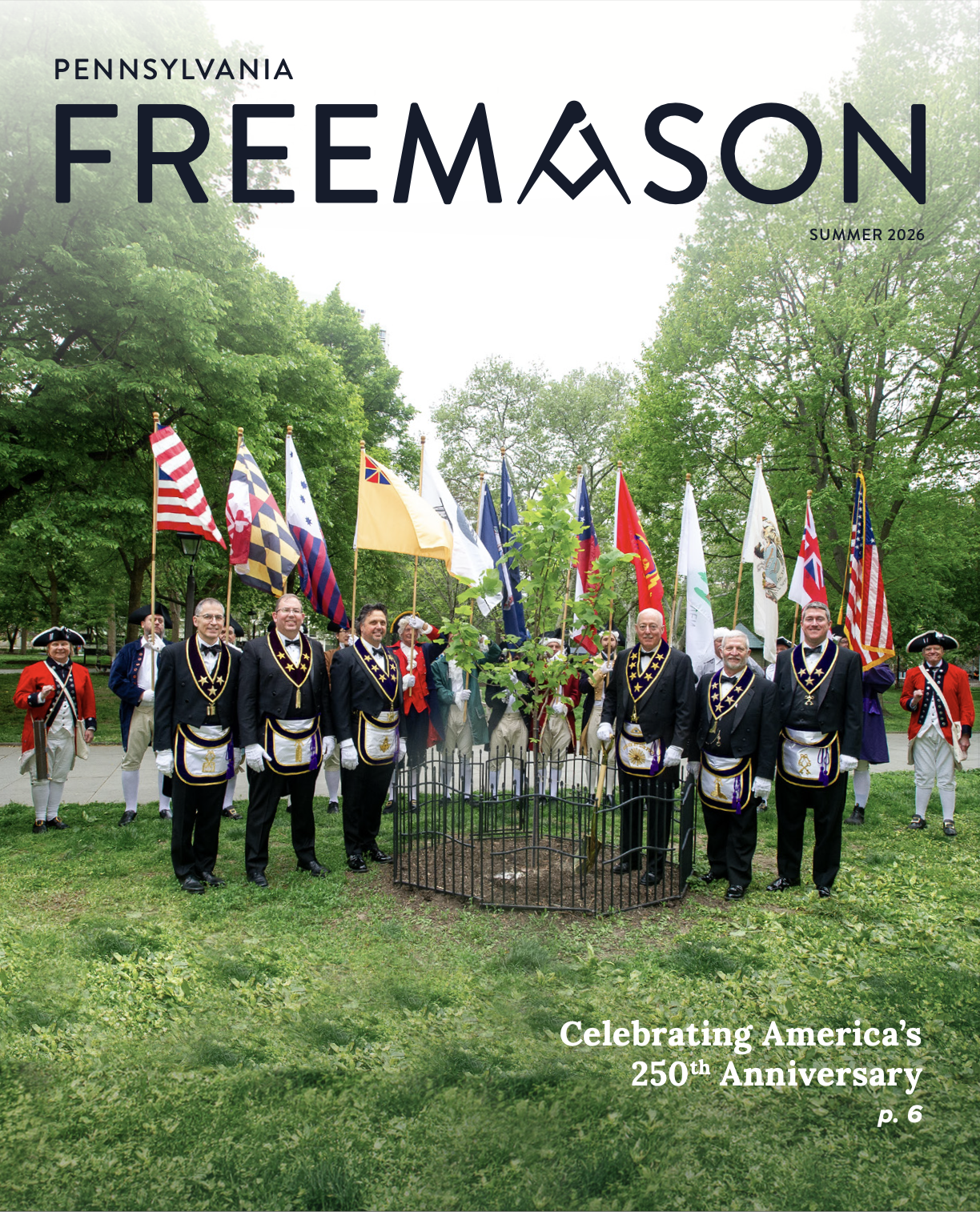 PA Freemason Liberty Tree Planting