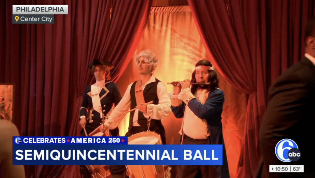 The Spirit of ’76 at the Semiquincentennial Ball