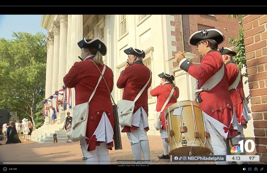 The Opening of the First Bank of the United States